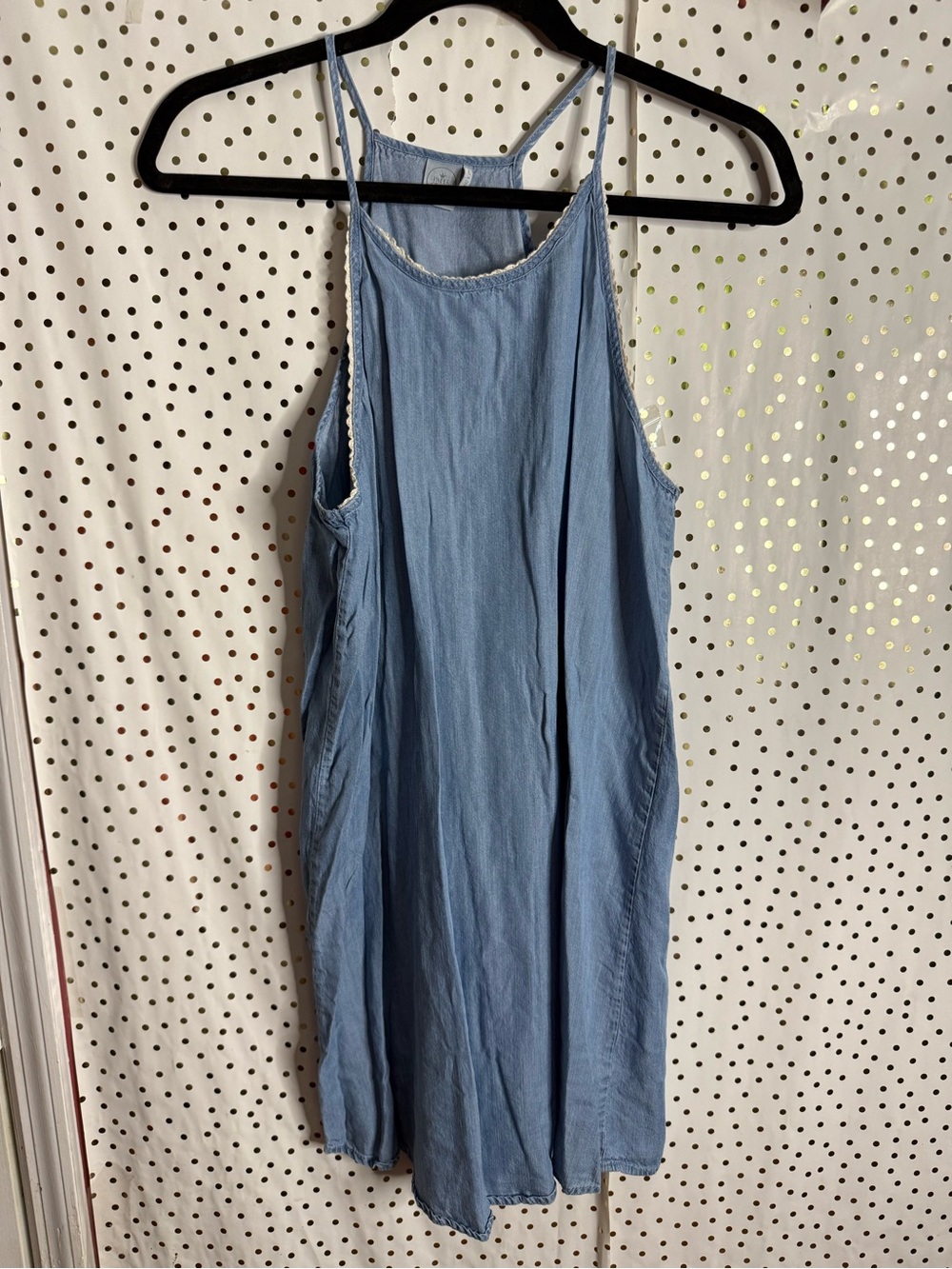 Paper Crane Light Blue Sleeveless Dress